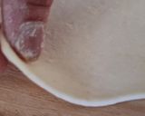 A picture of step 4 of Naan on tawa.