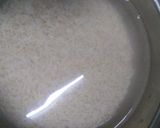 A picture of step 1 of Rice phirni.