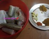 صورة لخطوة 1 من وصفة سمك معكرونه وارز وسلطه خضراء 😋😋😋😋😋