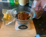 A picture of step 1 of Mini Egg Blondies.