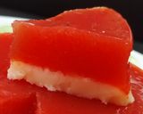 A picture of step 1 of Watermelon pudding.
