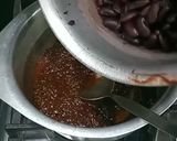 A picture of step 7 of Red beans curry.
