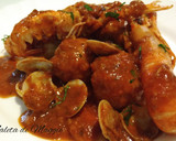 Foto del paso 19 de la receta: Albóndigas con cigalas y almejas