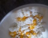 A picture of step 2 of Cheese corn roll.