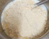 A picture of step 1 of Vegan Curd Pithala ---- Using Curds Made From Soy Milk & Protein Rich Besan.