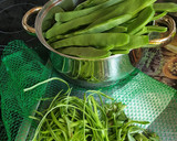 Foto del paso 1 de la receta: Lentejas con judías verdes al curry