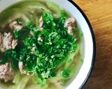 Hình bước làm 5 của món Canh Bầu Nấu Thịt Băm
