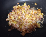 Foto del paso 4 de la receta: Sartenada de calabacín, jamón ibérico y queso griego vegano