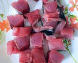 Foto del paso 7 de la receta: Marmita de bonito con gambas y espaguetis partidos