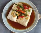 Foto langkah ke 3 dari resep Tahu kukus siram kuah kecap.