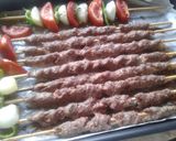 A picture of step 6 of Oven-Baked Kofta Skewers.