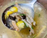 Hình bước làm 12 của món SÚP TÔM chả cua~ cho ngày se lạnh