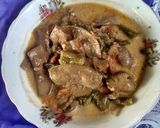 Foto langkah ke 11 dari resep Lodeh pedas Koro kerupuk dan kacang panjang.