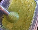 Foto del paso 3 de la receta: Panqueques integrales de espinaca con chía