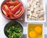 Foto langkah ke 1 dari resep Sup Tofu Telur | Sup Tahu Telur Udang.