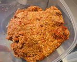 A picture of step 6 of Lahmacun.