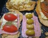Foto del paso 5 de la receta: Milanesas con jamón y variedades