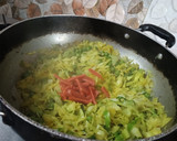 पत्ता गोभी मटर की सब्जी रेसिपी चरण 3 फोटो
