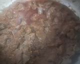 A picture of step 4 of Memoni beef khowsuey.