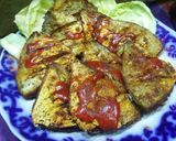 A picture of step 3 of Masala fish fry.