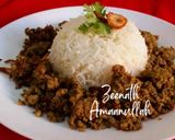 A picture of step 4 of Hyderabadi Kuchla huwa Gosht/Ground Mutton Fry.