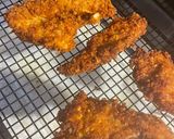 A picture of step 3 of Parmesan crusted chicken.