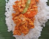 Foto langkah ke 4 dari resep Nasi bakar ayam rica2 keto / demb #keto dengan testimoni !.