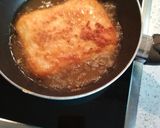 A picture of step 4 of Batzios Saganaki 🤤.