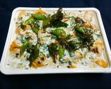 A picture of step 9 of Besan Dahi Baray.