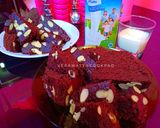 Foto langkah ke 5 dari resep Brudel Coklat Almond.