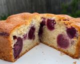 A picture of step 5 of Turn of Fortune Cake - cherry and yuzu cake.