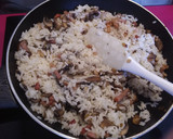 Foto del paso 4 de la receta: Timbal de arroz con champiñones y bacon