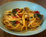 Foto del paso 8 de la receta: Tallarines con champiñones y tomates cherry