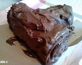 Csokoládés - kávés fatörzs #ünnepséfje recept fázis 9 fotója