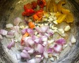 A picture of step 2 of White sauce pasta with multiple pasta.
