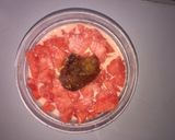 A picture of step 1 of Fruit salad.