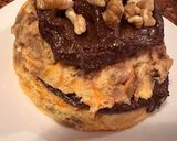 Foto del paso 3 de la receta: CARROT CAKE CON CREMA DE CHOCOLATE y NUECES individual, sin gluten y saludable