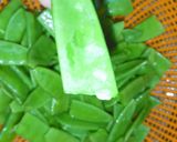 A picture of step 1 of Saim ki sabzi.