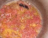 A picture of step 3 of Chola pulao.