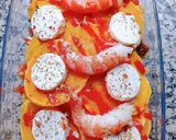 Foto del paso 5 de la receta: Lasaña de calabaza 🎃 con langostinos 🦐 y queso de cabra 🧀🐐