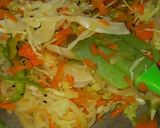 A picture of step 2 of Chappati pizza.