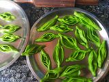 Green karela chaat