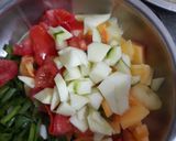 A picture of step 4 of Multicolor Salad.