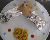 A picture of step 6 of Whole wheat colocasia roll.