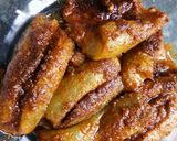 A picture of step 6 of #tiffinbox# bharwa torai.