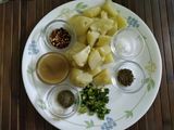 হিং এর জলে আলু মরিচ (Hing er jol e aloo morich recipe in Bengali)
