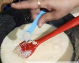 A picture of step 4 of Kesariya Rabdi.