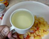 A picture of step 3 of Cathedral Window Jello Sago Drink.