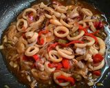 Foto langkah ke 5 dari resep Cumi Asem Manis.