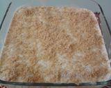 A picture of step 4 of Mascarpone filled "Trifle".